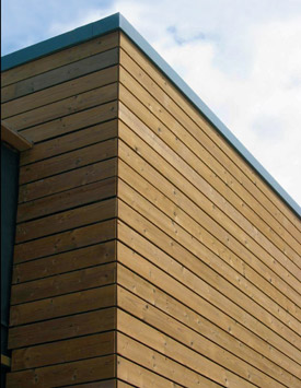 ترمووود - نمای چوبی ساختمان